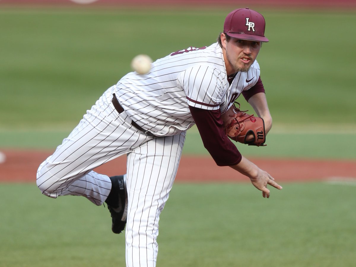 The top-two pitchers in the <a href="/SunBelt/">Sun Belt</a> in ERA heading into the weekend?

Our one-two punch of <a href="/HossBrewer/">Hoss Brewer</a> (0.87) and @hayden_arnold12 (0.93).

#LittleRocksTeam