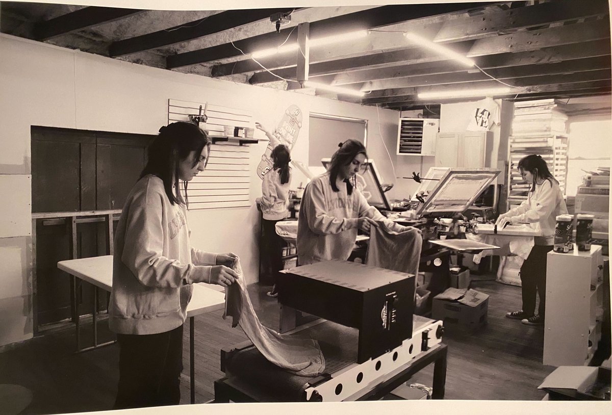 TheGraphicHive's tweet photo. Once she graduates she plans to screenprint full time, and also take on some of the companies accounting.  She's fallen in love with the process of screenprinting and the community around it, and loves to see other women in such a male dominate industry. https://t.co/60fdXdwjld