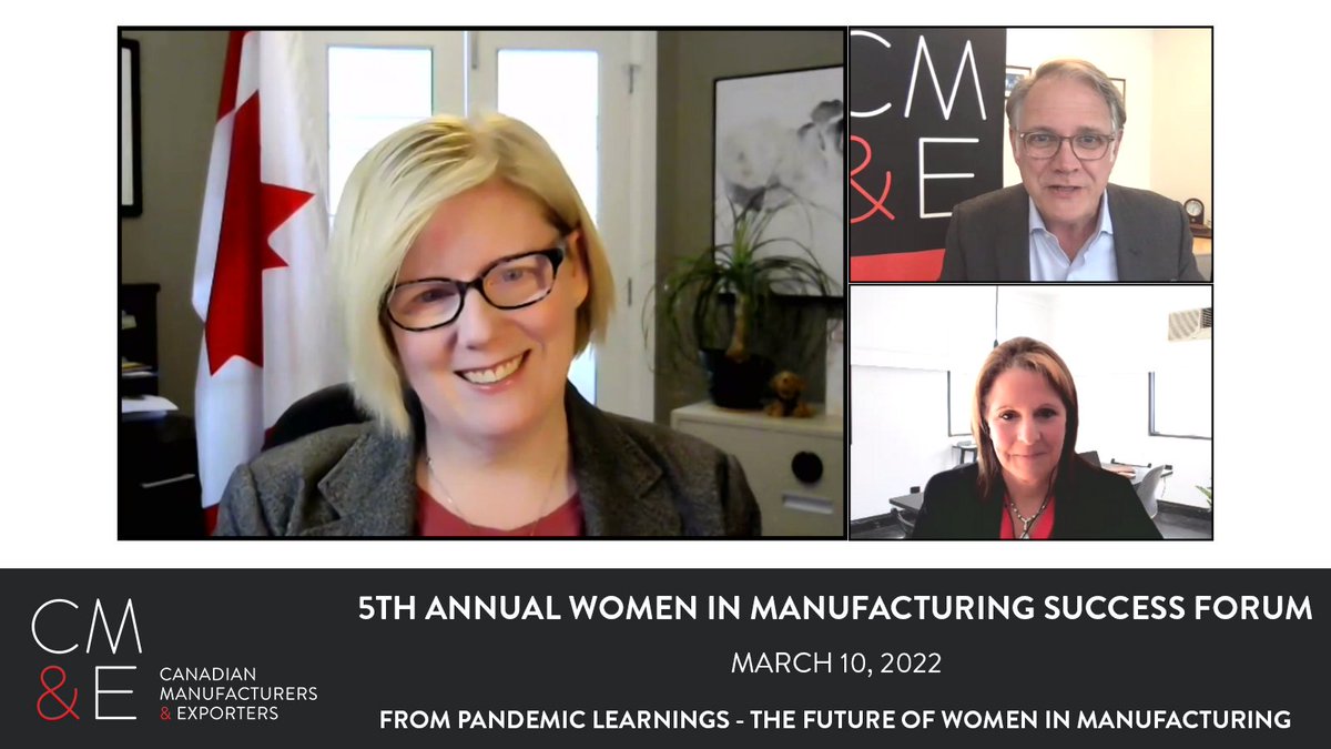 We need to change the narrative surrounding the skilled trades and manufacturing sector. “The pandemic has given us permission to do things differently. [...] We need more young people and women to see the skilled trades as a first choice career.” - Minister <a href="/CQualtro/">Carla Qualtrough</a>