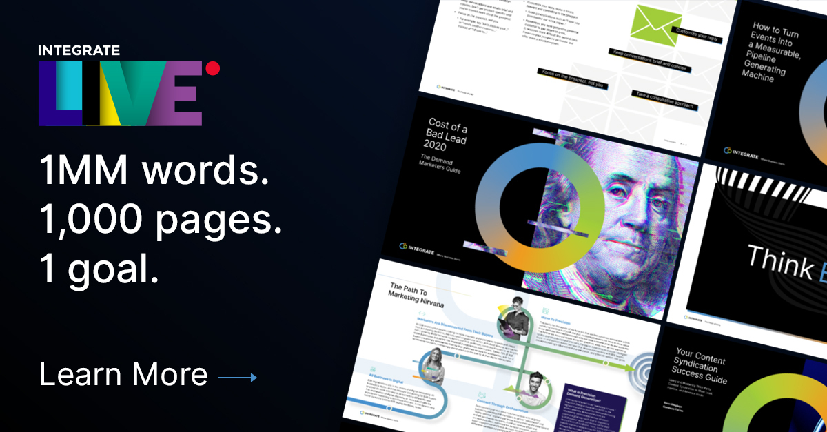 integrate's tweet image. Calling all publishers and lead providers: With demand skyrocketing, are you struggling to scale? 
 
ICYMI: “How Publishers are Keeping up With Demand” feat @Integrate media experts Sean Flynn and Justin Eisner: bit.ly/3CzciaI  
 
#precisiondemandmarketing #mediamartech