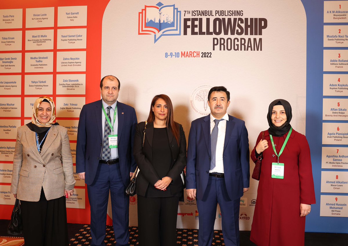 Some pictures with the organizers of the Istanbul Publishing Fellowship program