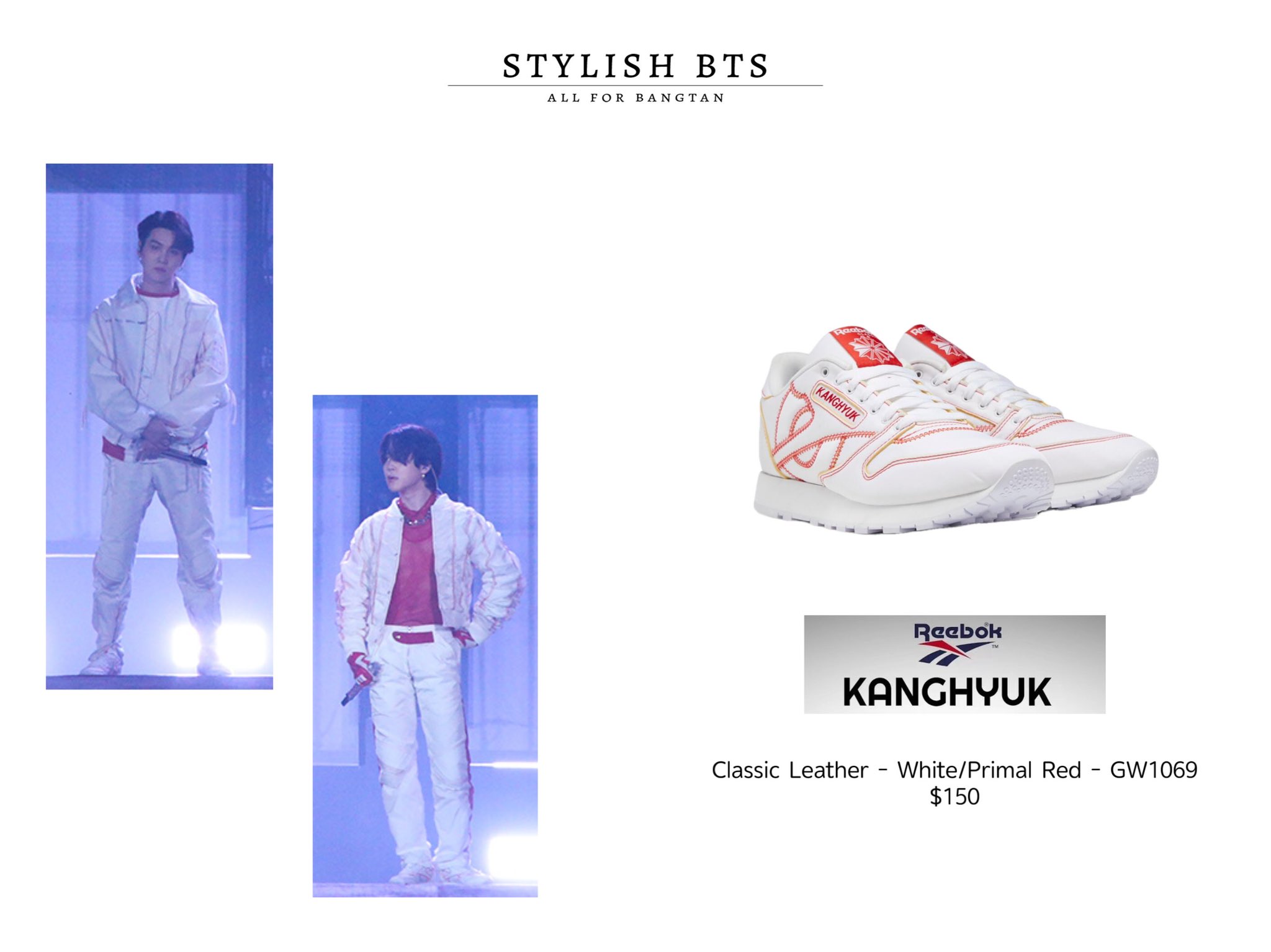 Bts reebok cheap classic