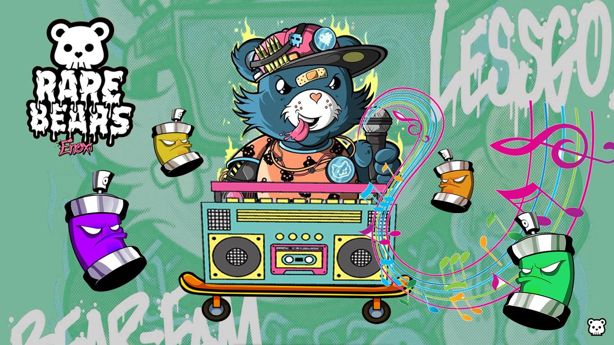 Melbauts30's tweet photo. TODAY'S ACTIVITY IS FOR THE WORLD TO KNOW THE UNIQUE RARITY OF THESE BEARS, AND THEY CAN JOIN OUR COMMUNITY. INTRODUCING DJ BEAR 🐻
@BearsRare @ing_eth @EnoxArt 
#SPANISHLOVERSRAREBEARS Melbauts | Rare Bears | 7 art#6317
#SpanishlovesRareBears🐻🇪🇸 https://t.co/yzgE11EmCJ