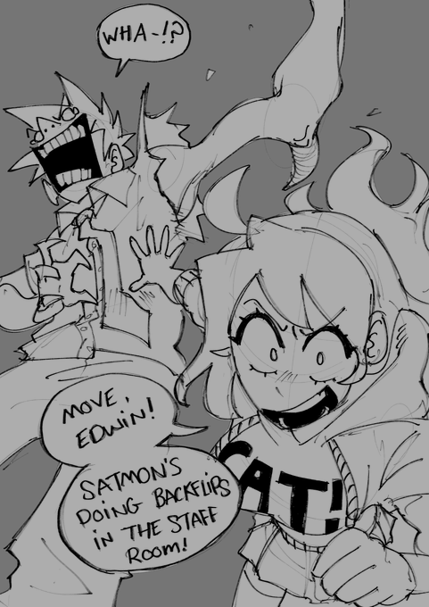 QUICK
Dont miss the chance to see Satmon do a backflip™️ 