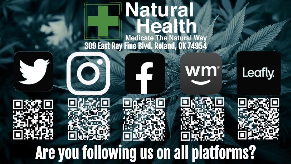 RolandNaturalH's tweet photo. Make sure you are following us on all platforms to always see the best deals going on for Natural Health!

"Medicate the Natural Way"

@SallisawNH @TenKillerNH https://t.co/o0c9z598wP