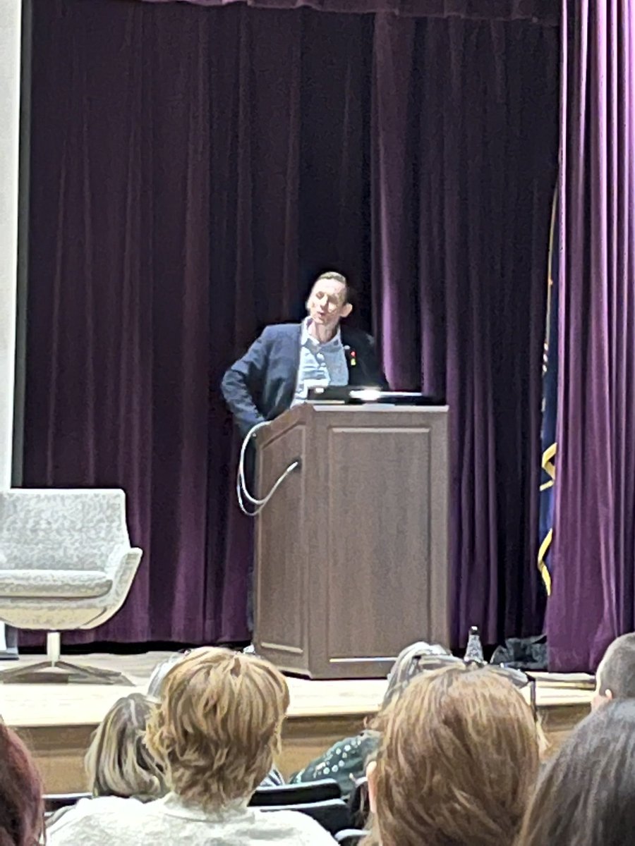 uintahlibrary's tweet photo. Josh Allen was an amazing presentation at #UELMA22!  Loved his book #OutToGetYou! https://t.co/GkPdFITLwZ