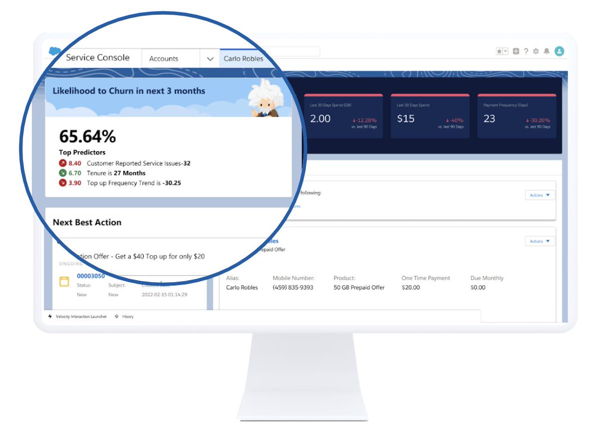 CRM_Analytics's tweet image. 82% of consumers might change their home internet services for better offers. But @Salesforce SVP of Comms Cloud @Dan_Ford888 says AI can predict when a customer might churn. Learn more about @tableau&apos;s Churn Predictions: salesforce.com/news/stories/c…