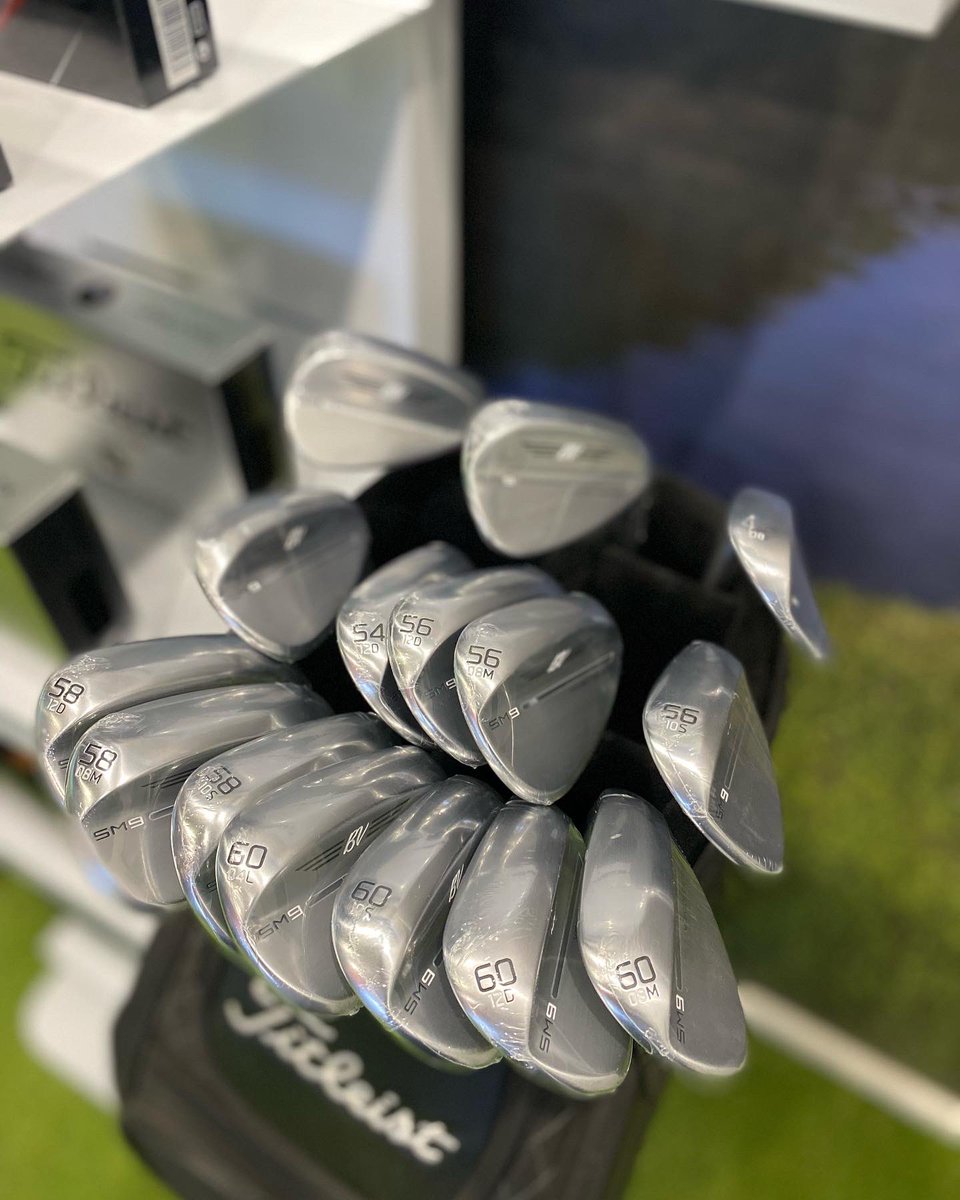 BRGolf26's tweet photo. Just arrived in the @TrackManGolf Studio

@VokeyWedges SM9 wedges 👌

We have every loft, grind &amp; bounce options covered 

Book your fitting today in our @trackmangolf Studio⬇️

https://t.co/IbUQcOuQ9E

Stay tuned for our product review 🎥

#BRGolf #Vokey  #CustomFittingExperts https://t.co/WL5daiEqpl