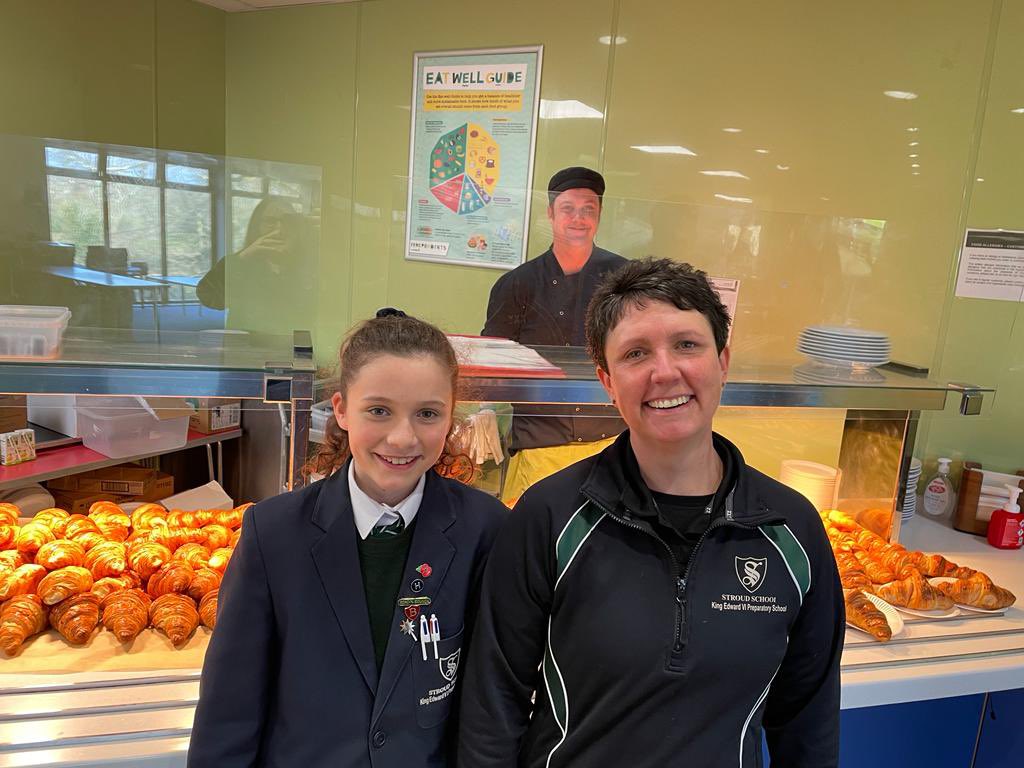 KESPreparatory's tweet photo. #StroudSSch were so pleased to finally welcome their parents in to school for breakfast this morning. Croissants were enjoyed by all! #StroudSchool https://t.co/waM9dE3Ld6