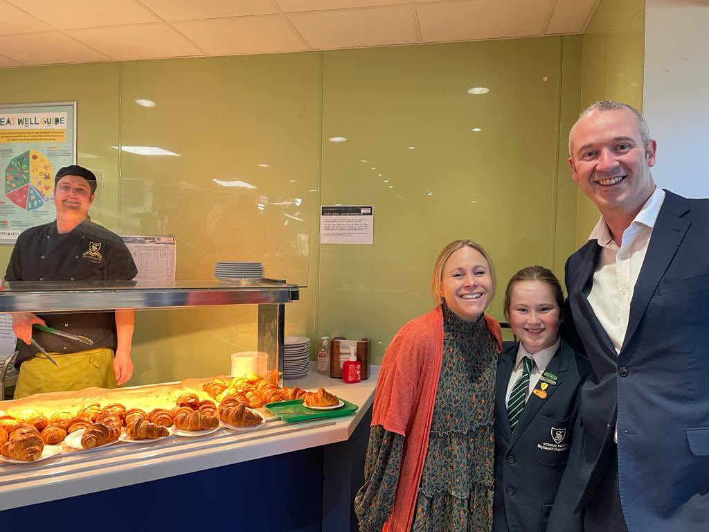 KESPreparatory's tweet photo. #StroudSSch were so pleased to finally welcome their parents in to school for breakfast this morning. Croissants were enjoyed by all! #StroudSchool https://t.co/waM9dE3Ld6