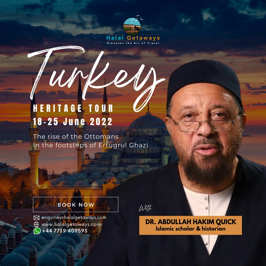 Islamicspain's tweet photo. Turkey Tour with Dr.Abdullah Hakim Quick https://t.co/yA4eB5vba7