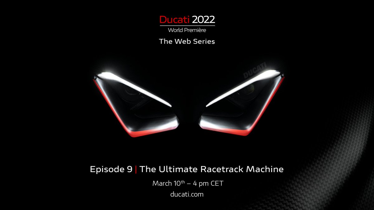 DucatiUK's tweet photo. Ducati World Première 2022 Episode 9 
Panigale V4 SP2 - The Ultimate Racetrack Machine: https://t.co/vQE1tnbW8Q

#PanigaleV4SP2 #TheUltimateRacetrackMachine https://t.co/CDLczkqJZj