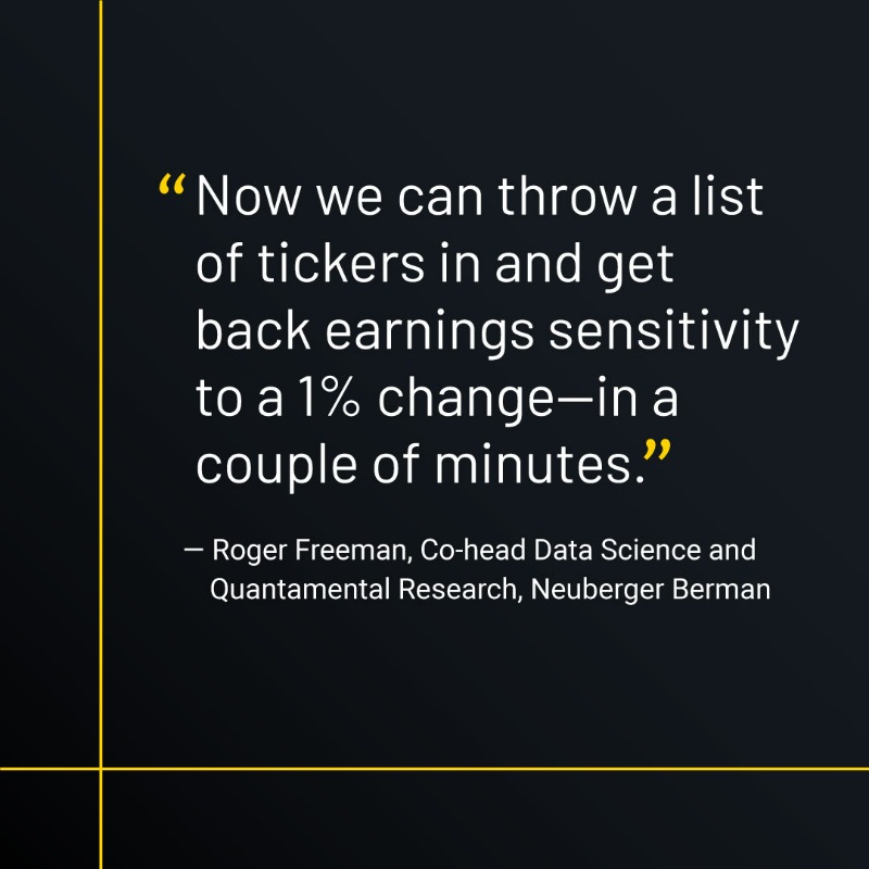 CanalystModels's tweet photo. How #datascience is unlocking opportunity for fundamental investors. More in this interview with Neuberger Berman’s Roger Freeman and Canalyst’s Jed Gore. Featuring #Candas, our new tool for accessing financial data to expedite analysis.
