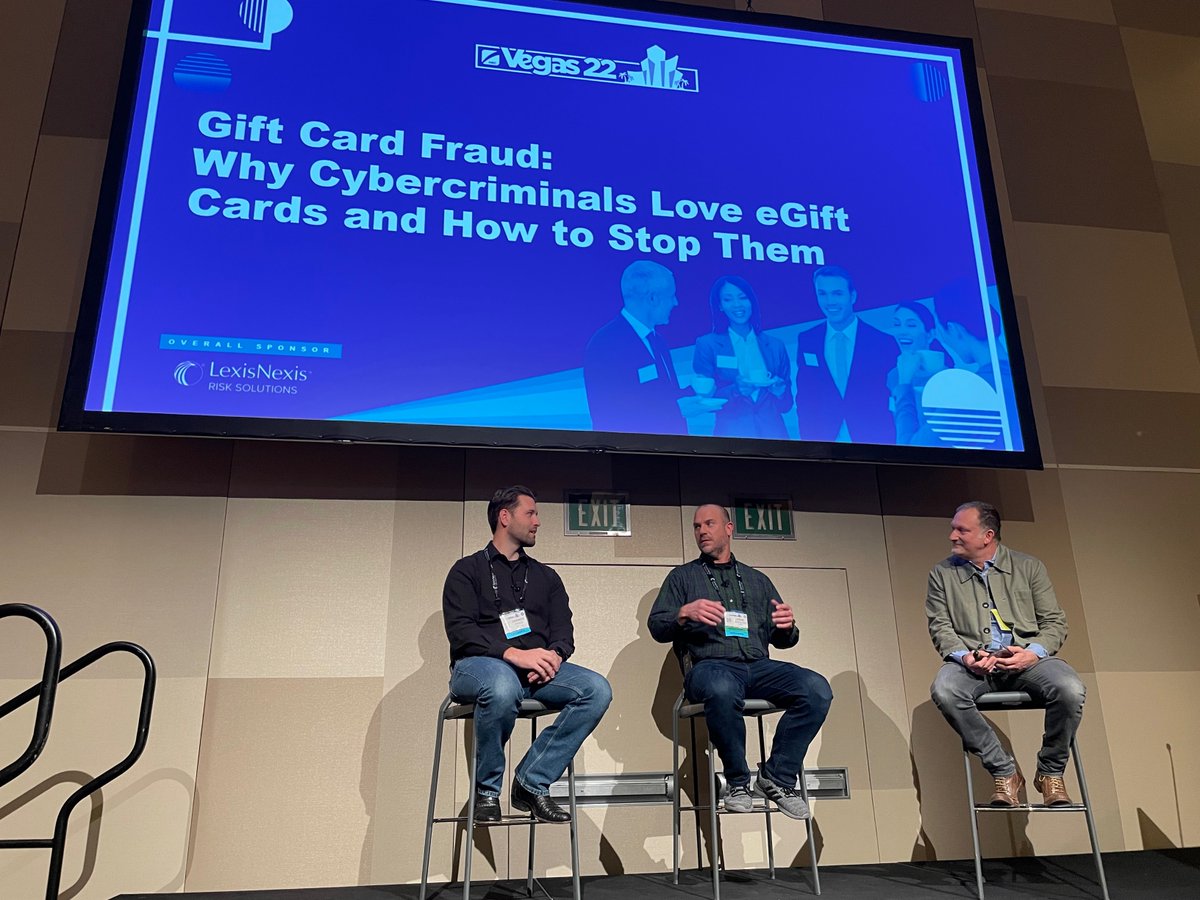 vesta_io's tweet image. Good day yesterday at #MRCVegas22! Our Sr. Director, Product Development John Venglass along with industry experts discussed eGift Card fraud impacts and how to prevent them with optimized fraud solutions. 

#vestaio #fraudsolutions #fraud #giftcards #giftcardpayment #payments