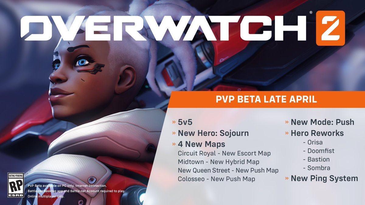 monkeydongo's tweet image. 🚨 ATENÇÃO FÃS DE OVERWATCH!

A Blizzard acabou de liberar o site de inscrições para o BETA FECHADO de Overwatch 2 que chegará no fim de abril!

SE INSCREVA AQUI: playoverwatch.com/pt-br/beta/
