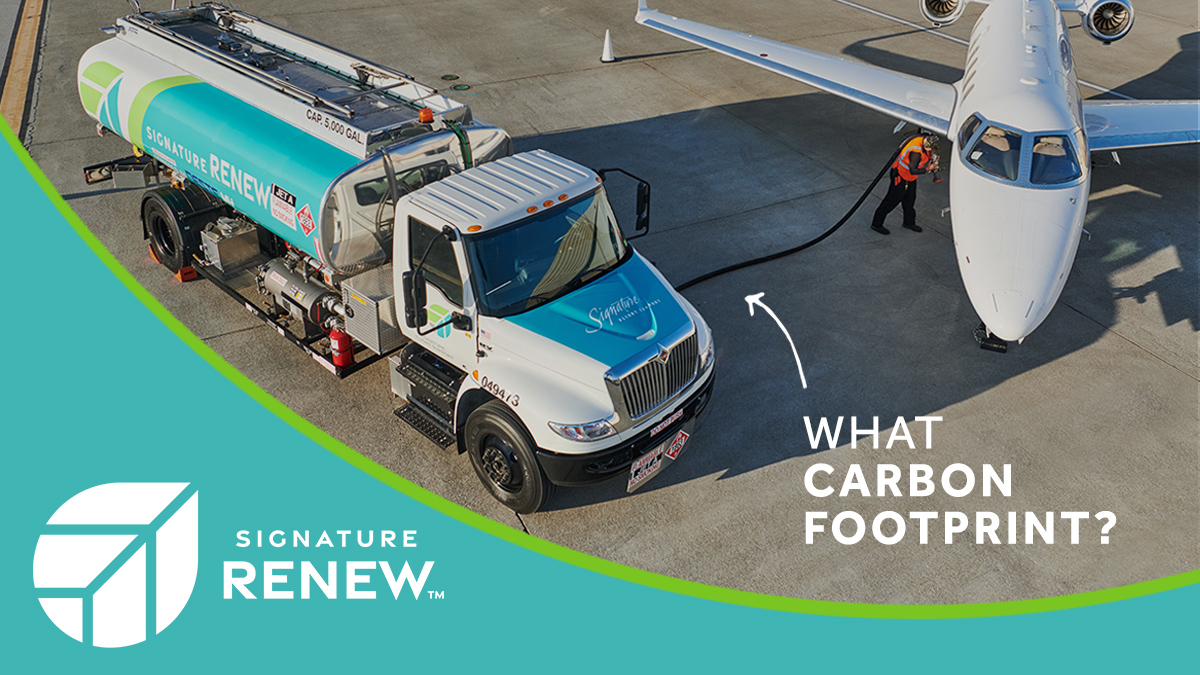 SignatureFBO's tweet photo. Sustainable Aviation Fuel (SAF) is the most promising means to reduce carbon emissions from aircraft. Signature Renew is pumping at 10 airports and reducing CO2 emissions up to 25%. More details ➡️  https://t.co/bd9YUNVIdx #SignatureRenew #Sustainable #BizAv https://t.co/AcW0Ys6NDt