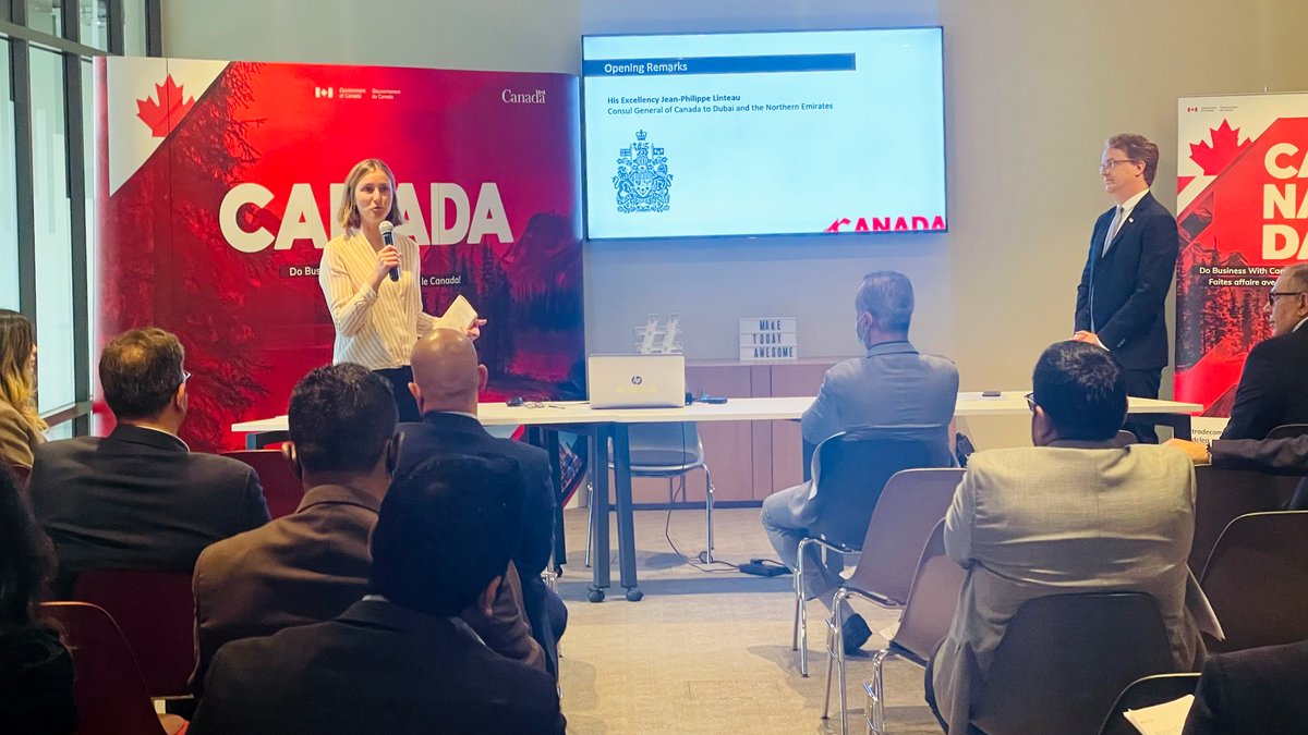 SDC_TCS's tweet photo. « En 2021, le Canada a attiré 12 G$ de capital-risque dans le secteur de la #technologie. Nos fondateurs sont diversifiés : hommes, femmes, immigrants et nés et ayant grandi au Canada.» - @Laura_Buhler, PDG de @TheC100 #FemmesEnTech https://t.co/AB2k6GyTkz