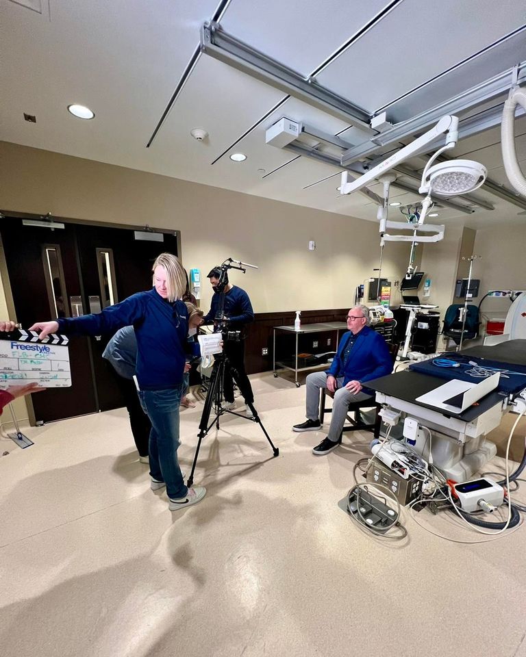 cvhealthclinic's tweet photo. 👀 Sneak peek! We’ve had the pleasure of working with First Liberty Bank for years and were thrilled to be featured in their next television commercial produced by @FreestyleOKC! https://t.co/EYJhgAQzjk