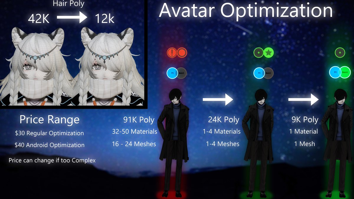 deadman289's tweet photo. Decided to give the Commission Sheet a new Coat of Paint. You can see more on here:

https://t.co/4BJ2UQ9Yy8

#commissionsopen #commissions #CommissionSheet #VRChat #commissionsopen #commissionart #art #Blender3d #Blender #ArtistOnTwitter https://t.co/1oJeldkaP1