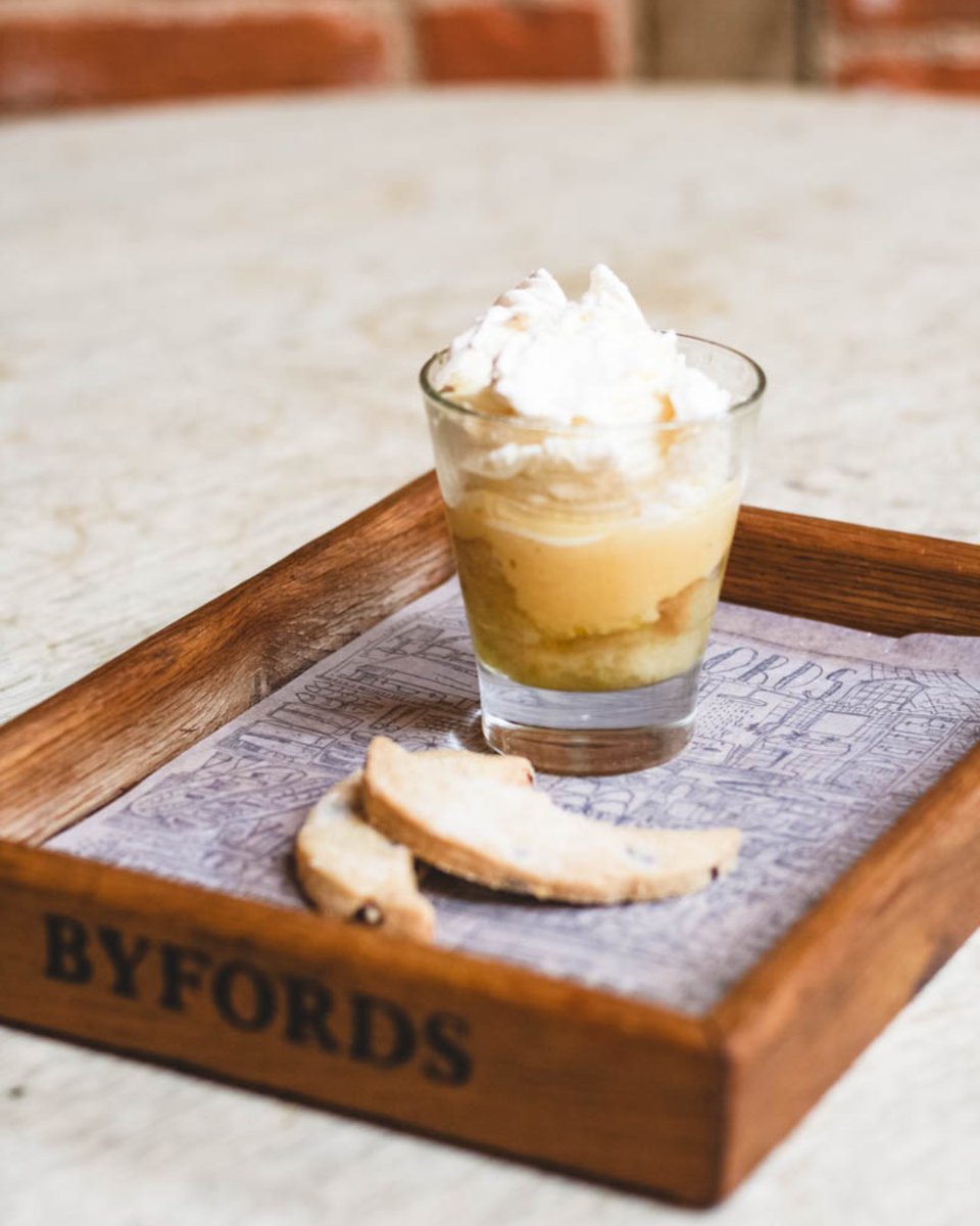 Brand new desserts in, have you checked out the new evening menu yet? 

byfords.org.uk/cafe/dinner