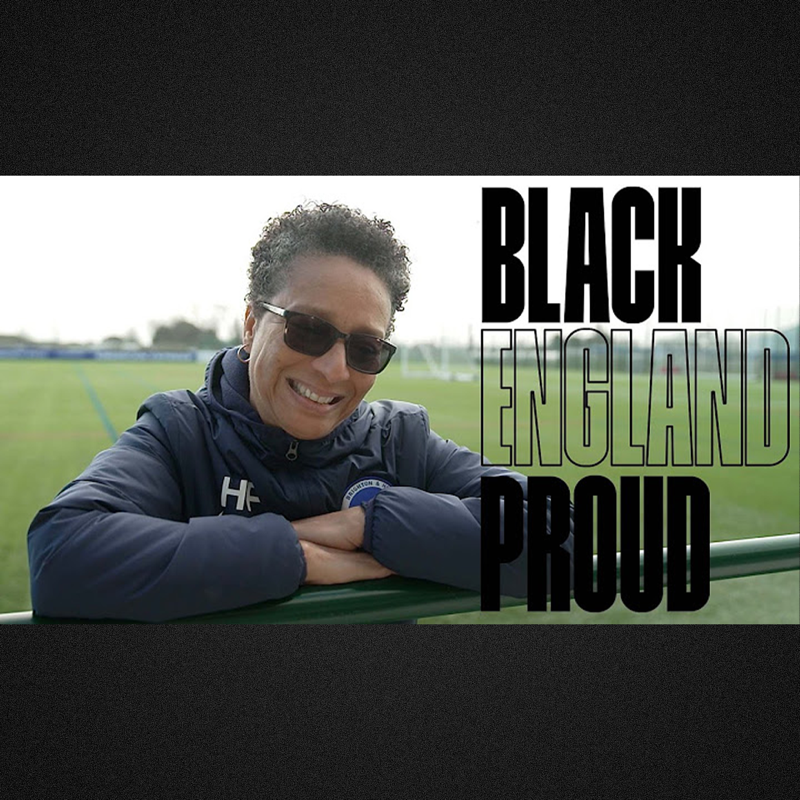 Refreshsport's tweet photo. “Representing my country has been my greatest achievement”

The latest episode in the Black, England &amp; Proud series sees @Fadumo_oo speak to former @Lionesses manager Hope Powell.

Watch now ⤵️