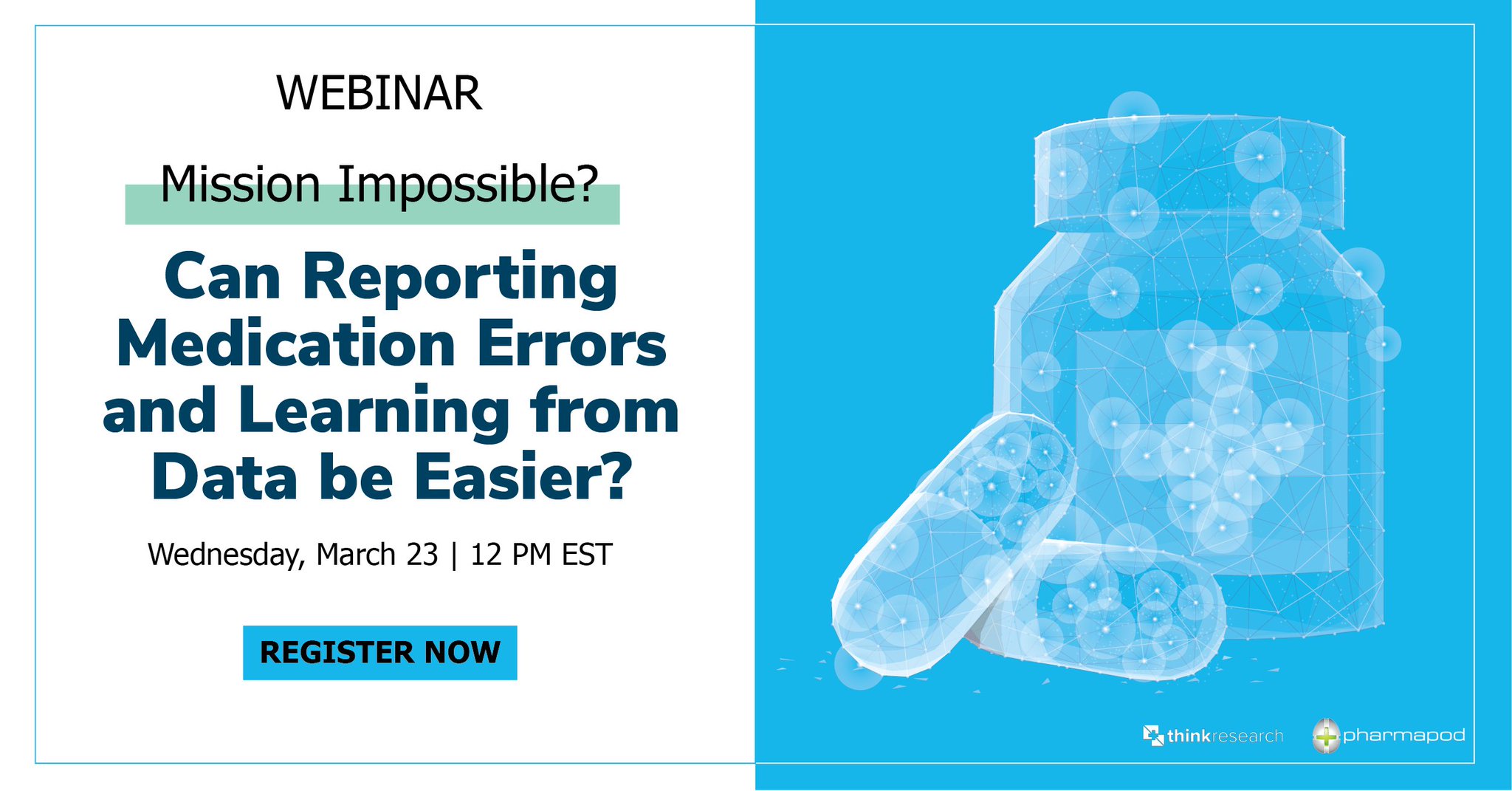 Think Research on Twitter "Pharmacists Reporting medication errors is critical to improving