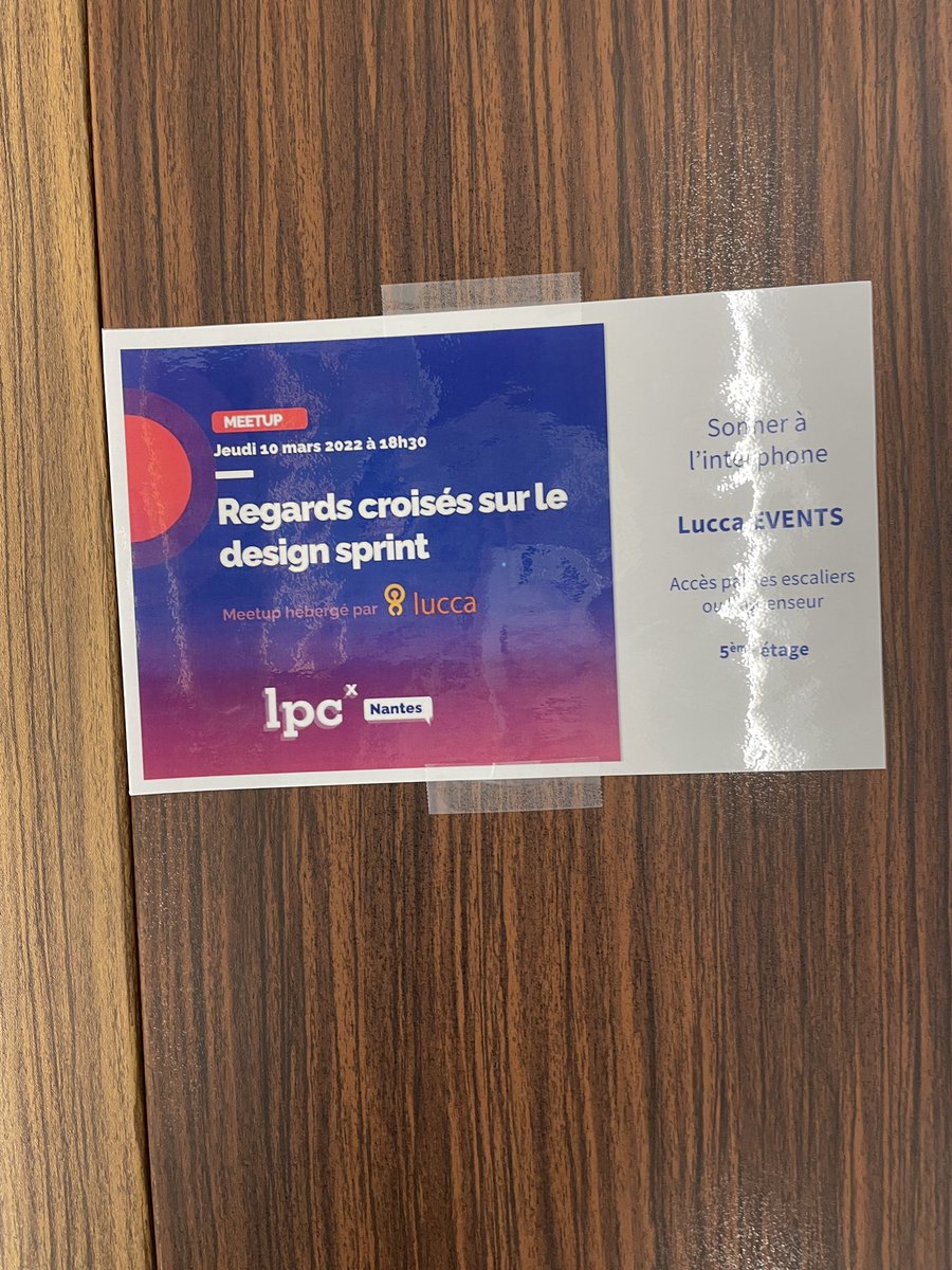 FrenchProduitBN's tweet photo. C’est parti pour notre meetup produit sur le design sprint avec @thetribeio et @LuccaSoftware 🤗 #productmanagement #productdesign https://t.co/7GRyFSyf6T