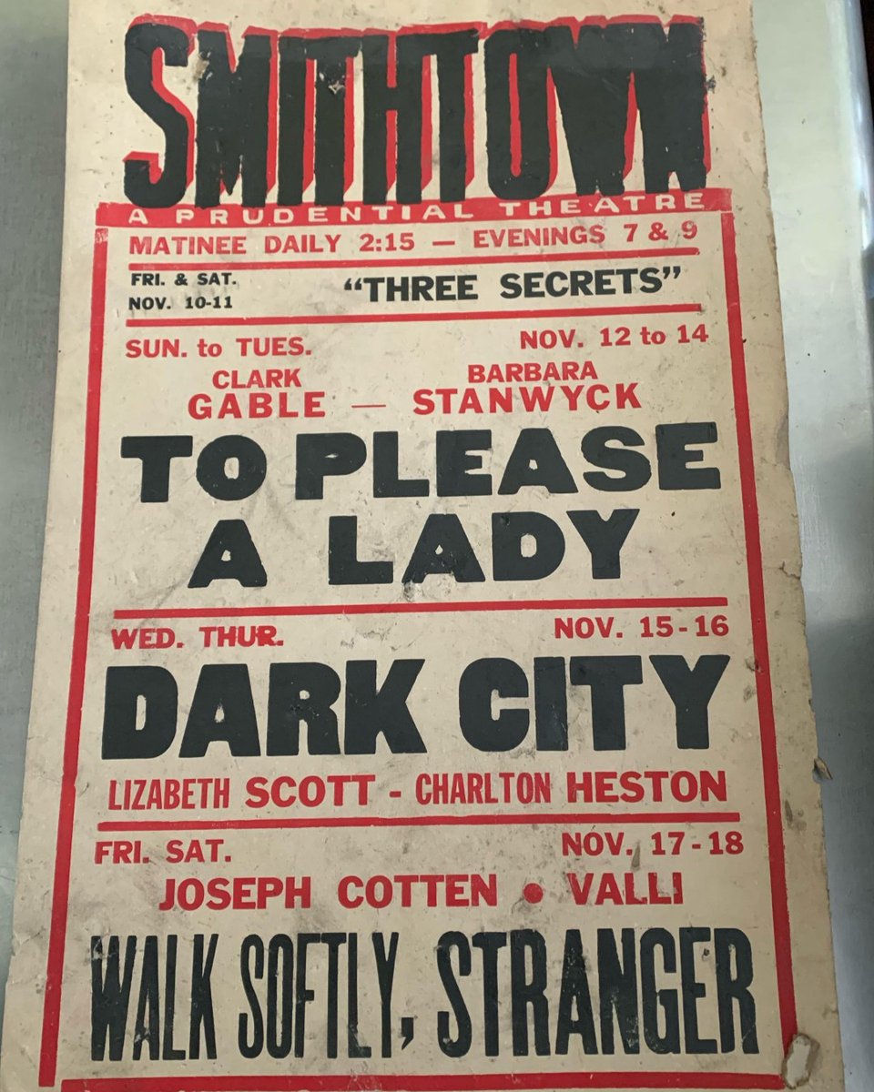 Smithtown_PAC's tweet photo. To keep up with our Smithtown #tbt's here is another vintage poster we found in our offices!
#smithtownpac #smithtowntheatre #vintagesmithtown #vintageposter #prudentialtheatre #moviehouse https://t.co/lseI0ubQaN