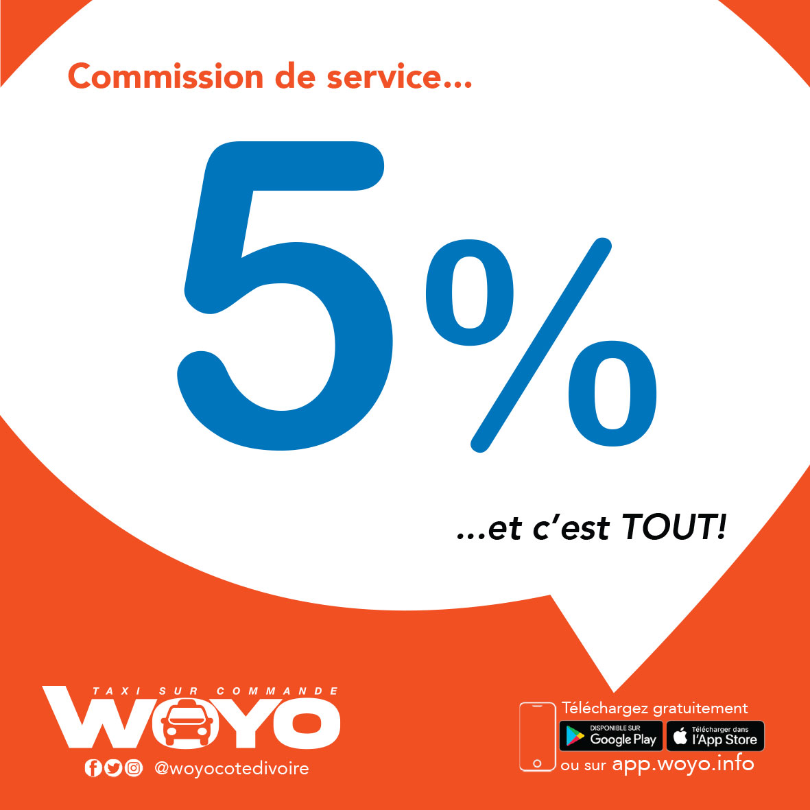 WoyoCotedivoire's tweet photo. Proprietaire, conducteur de TAXI ou VTC, utilisez l’application Woyo  et augmentez vos revenus! La commission est seulement de 5%. Téléchargez ici et rejoignez l'aventure : https://t.co/K4TMtTIHAP
Infoline : 05 06 64 74 74 https://t.co/P10Dtqjgqi