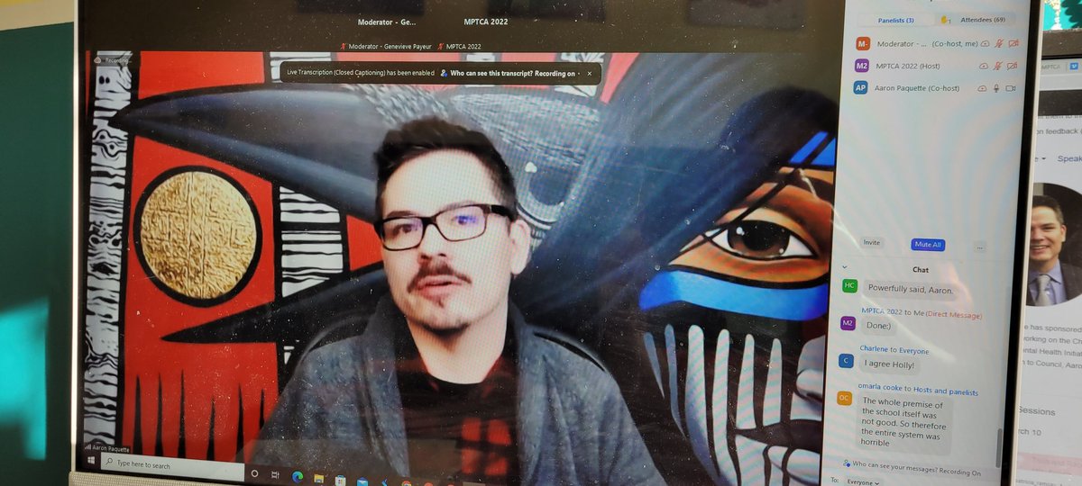 Payeurteach's tweet image. Had the privilege to moderate Truth and Reconciliation session with @AaronWardDene for #mptc2022 With the tossing of the curriculum by the UPC and @AdrianaLaGrange we are doing a disservice and damage to those who overcame personal trauma to create the new curriculum. Do better!