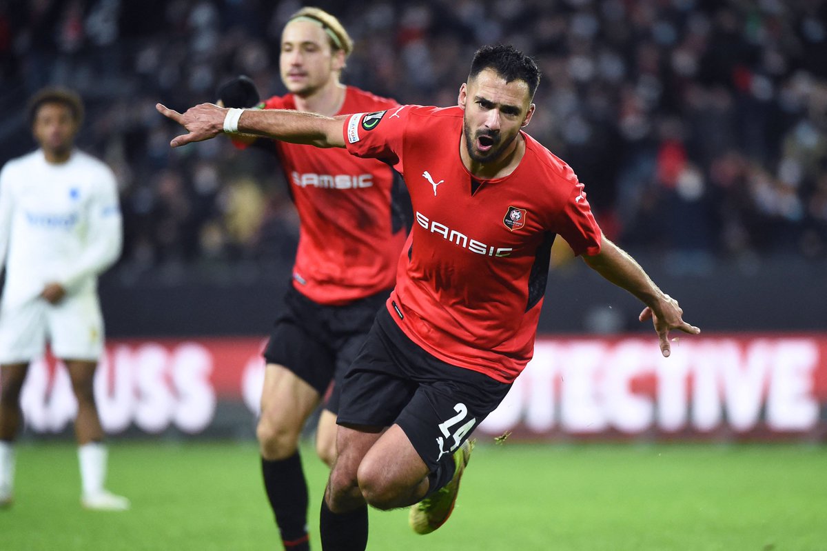 OptaJean's tweet photo. 5 - Gaëtan Laborde a inscrit 5 buts en Ligue Europa Conference en seulement 7 tirs cadrés. Seul Tammy Abraham a plus souvent marqué que lui cette saison dans la compétition (6). Galette. #UECL https://t.co/aJE6XHvUl0