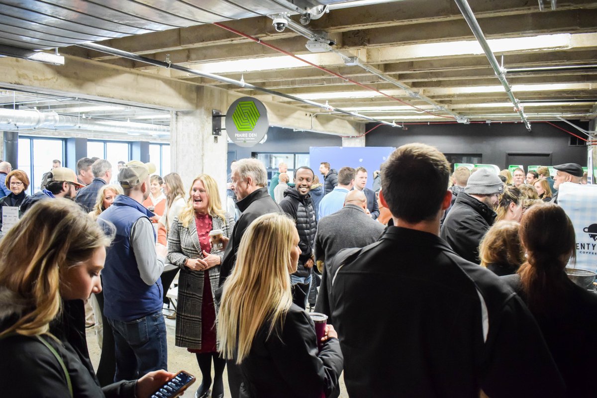 emergingprairie's tweet photo. The ribbon is cut and the #PrairieDen is officially OPEN - thanks to all who joined us yesterday!
We look forward to creating experiences and serving the community in our new space. Feels good to be home! https://t.co/3iNVfha0Jv