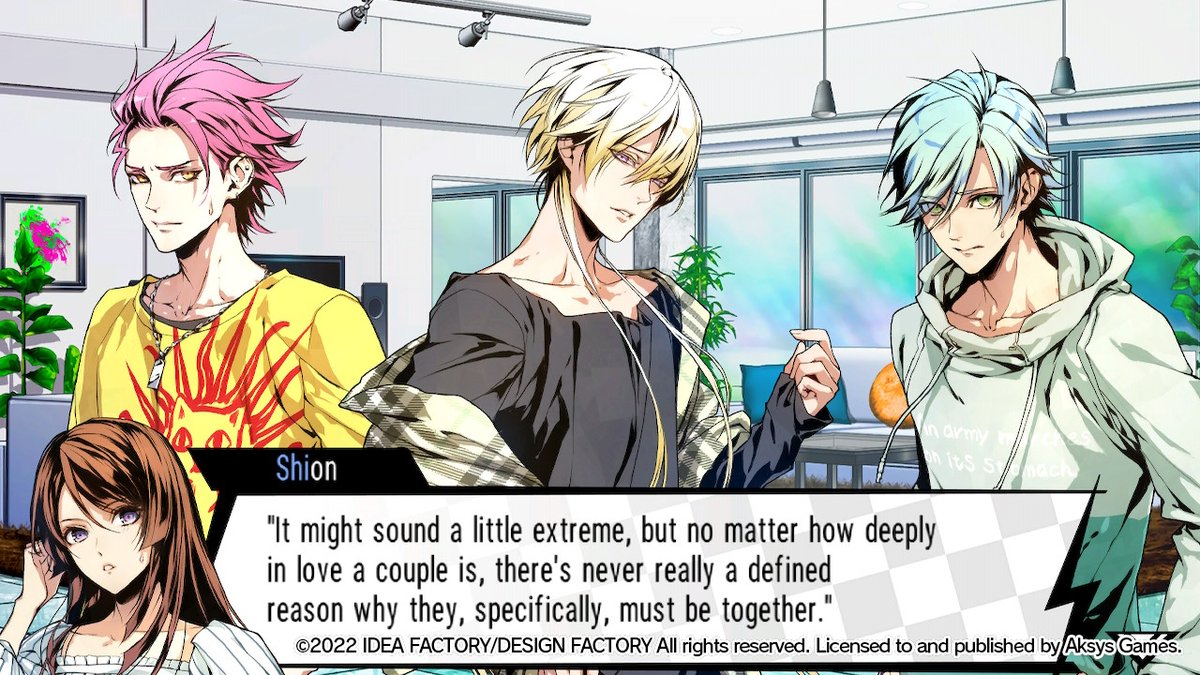 eeveetheerin's tweet photo. shion dropping truth bombs is why he is my bias #varibari #NintendoSwitch https://t.co/mihDhOZwY8