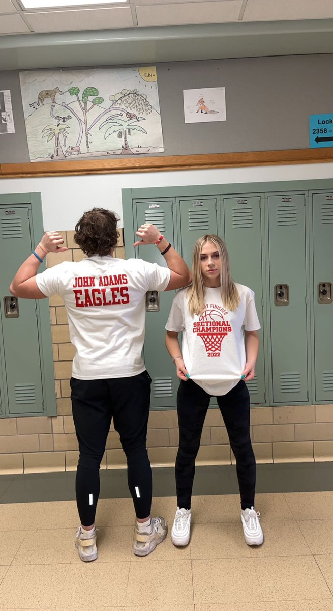 Theme for Saturday game is white out. Get your official John Adams 2022 sectional championship white out t shirt tomorrow at the 11 am pep rally in the C gym. 10$