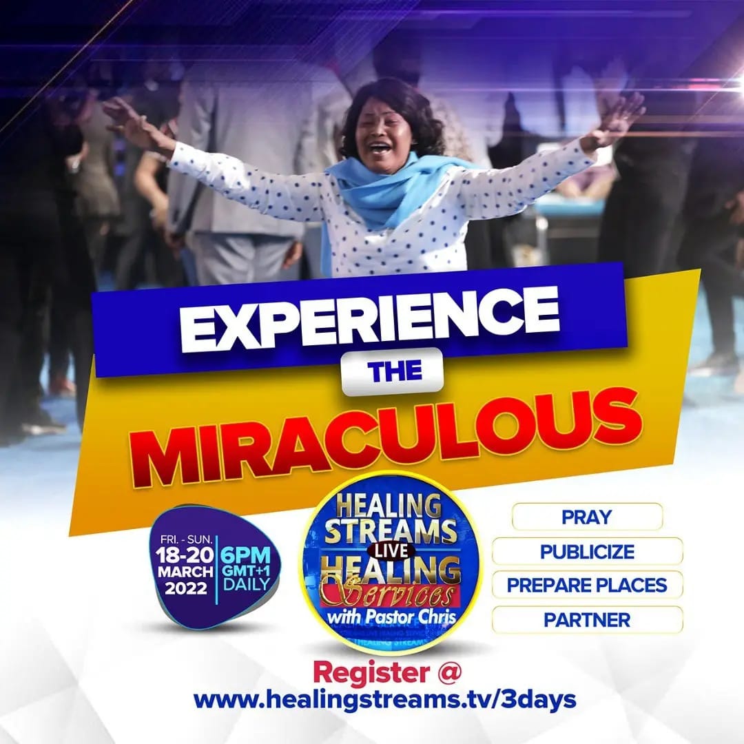 Adetutugeorge's tweet photo. Don't let haters of Pastor Chris stop you from receiving your healing. God loves you and wants you well.
It's happening next weekend and you can participate from your home. https://t.co/GZteM434Ht