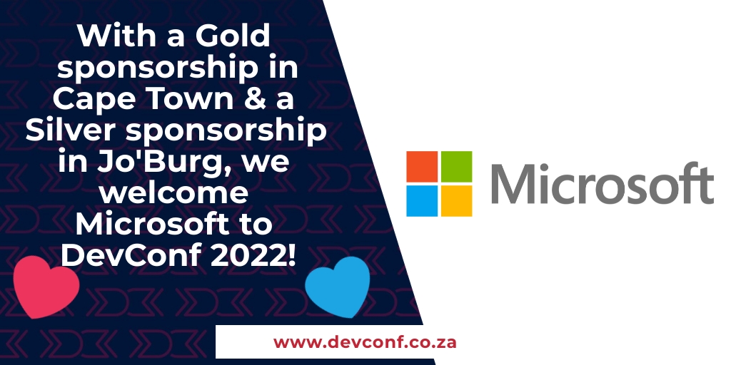 devconfza's tweet photo. We're so excited to welcome @MicrosoftSA back to DevConf as a sponsor for both our Cape Town & Johannesburg events!
Be sure to visit their stand & their social media pages to show your support.
#Microsoft #software #developer #softwarecommunity #DevLife #WIT #techevent https://t.co/MUSnZIguK1