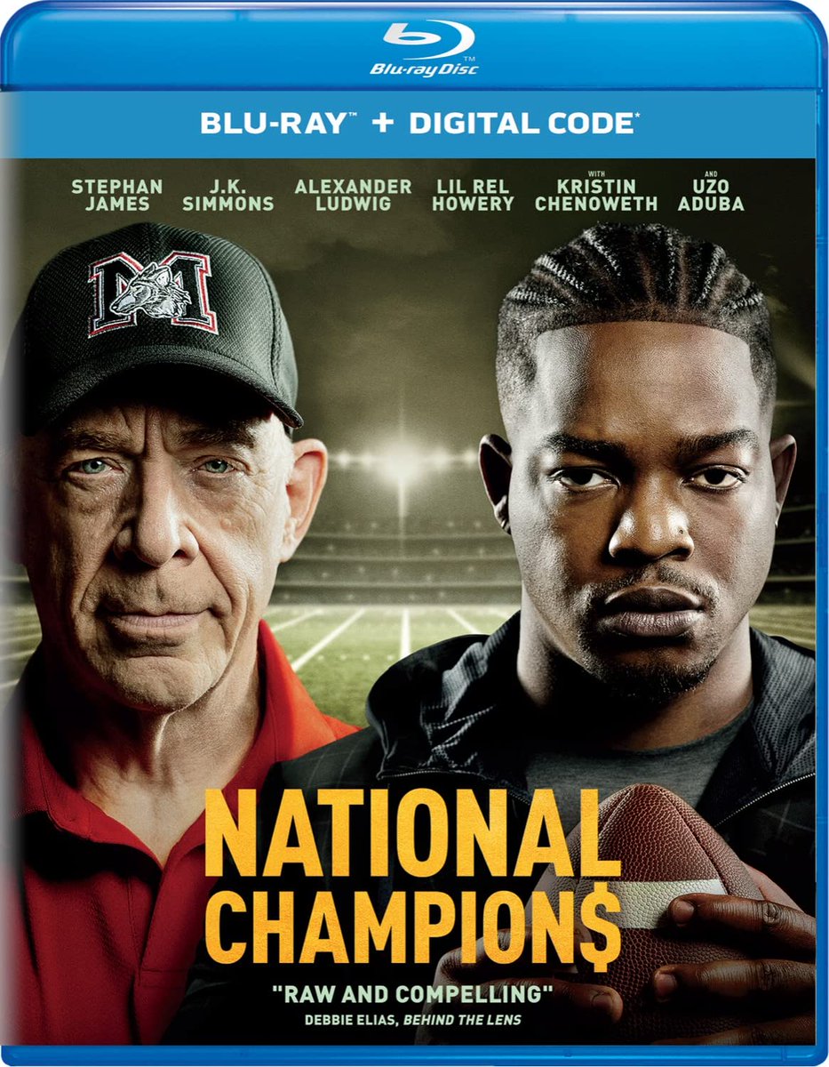 The sports drama NATIONAL CHAMPIONS (2021) starring Stephan James &amp; JK Simmons has been released on DVD &amp; Blu-ray. Read more here:

entertainment-factor.blogspot.com/2022/03/nation…

#dvd #bluray #nationalchampions #stephanjames #jksimmons #sports #movies #football #nationalchampionsmovie <a href="/NationalChamps/">National Champions</a>