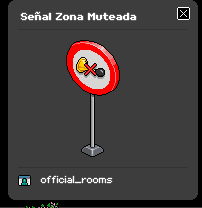 HabboPiero's tweet photo. ¿Ya viste las señales de zona muteada? Este furni nos ayudará a combatir el spam excesivo generado en las salas públicas, muteando zonas determinadas dentro de las mismas. Como embajador, apoyo esta medida y espero que se pueda obtener un ambiente más grato para todos.
#Habbo https://t.co/6ZRSGfIUaI