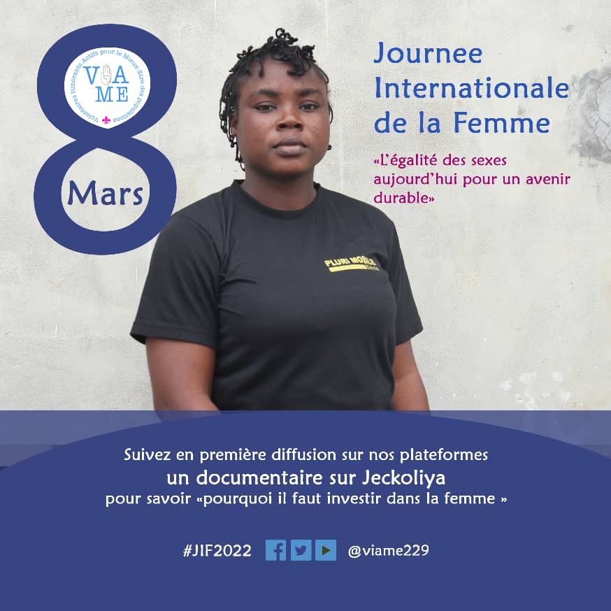 CyrilleKouliho's tweet photo. Ce 12 Mars 🎯 @ViaMe8
La première diffusion publique du documentaire "LE VOYAGE DE L'ESPOIR" de #Jekoliya, une jeune fille déscolarisée du projet #GNONNOU_ASUKA qui rêve d'être une femme leader au service du développement de sa communauté.
#HackCovid
@UNICEF_Benin
@EpitechBenin https://t.co/Sf4xjd3UGT