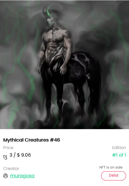 muragosa's tweet photo. 🔥New Drop🔥
#Centaur is now minted on @kalamint_io for 3 #tezos only grab it while u can 

#NFTCommunity #NFT #CleanNFT #kalamint 

1/3👇🏻
https://t.co/RR0Lz4Mshk
2/3👇🏻
https://t.co/dJe72reACh
3/3👇🏻
https://t.co/5DT0UptZVq https://t.co/dyubMKumfV