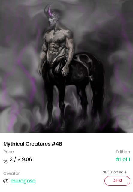 muragosa's tweet photo. 🔥New Drop🔥
#Centaur is now minted on @kalamint_io for 3 #tezos only grab it while u can 

#NFTCommunity #NFT #CleanNFT #kalamint 

1/3👇🏻
https://t.co/RR0Lz4Mshk
2/3👇🏻
https://t.co/dJe72reACh
3/3👇🏻
https://t.co/5DT0UptZVq https://t.co/dyubMKumfV