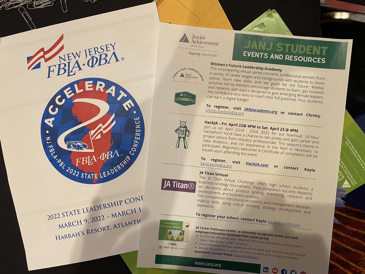 christytighe's tweet photo. We’re so excited to be here for @njfbla SLC and catch up with our @JAofNJ alums! #JAtitan #HackJA #NJFBLA https://t.co/c8uwi6zNUh