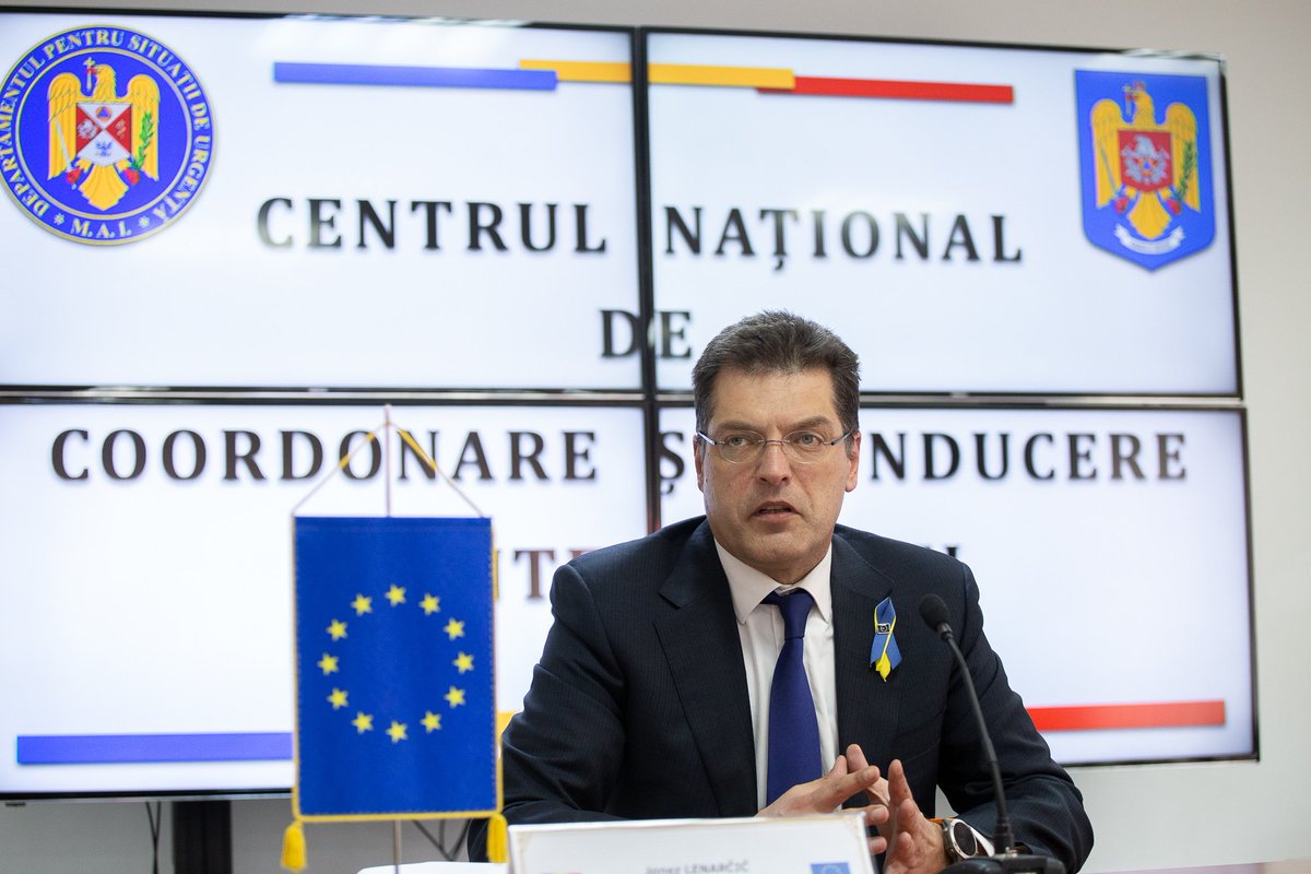 Visited 🇹🇩 civil protection HQ. Behind an amazing support the country is providing to 🇺🇦 there is excellent organisation but foremost a professional &amp; dedicated team. Grateful for having such a reliable partner in our 🇪🇺Civil Protection Mechanism. 
#EUSolidarity
#StandWithUkraine