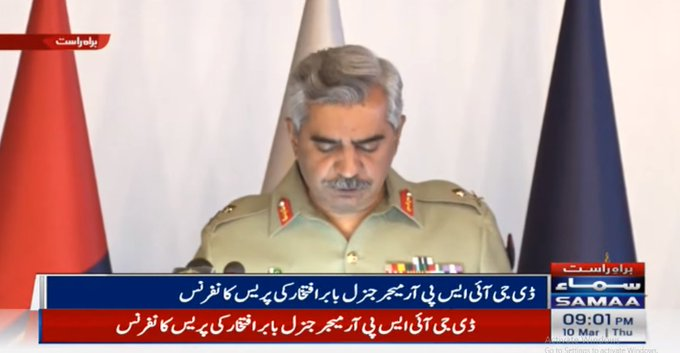 umarram73438567's tweet photo. On March 9, the Pakistan Air Force shot down an Indian projectile that entered Pakistani airspace and violated international conventions. The projectile travelled 124kms inside Pakistan from India says DG ISPR
😂 https://t.co/Ri1mvvGkmE