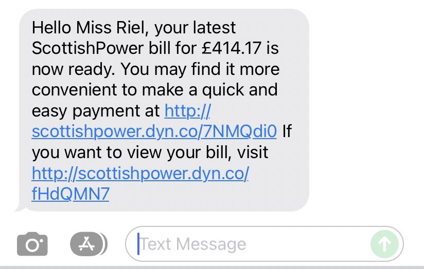Nic_Riel's tweet photo. @SP_EnergyPeople You get worse by the day! I paid £316 on Friday to clear my account and today you bill me for another £414 spoke to 2 different people and neither can explain it just fob me off and say I’ll get a call back! Suggest you freeze my account whist it’s investigated! https://t.co/Yvk9TMhsAp