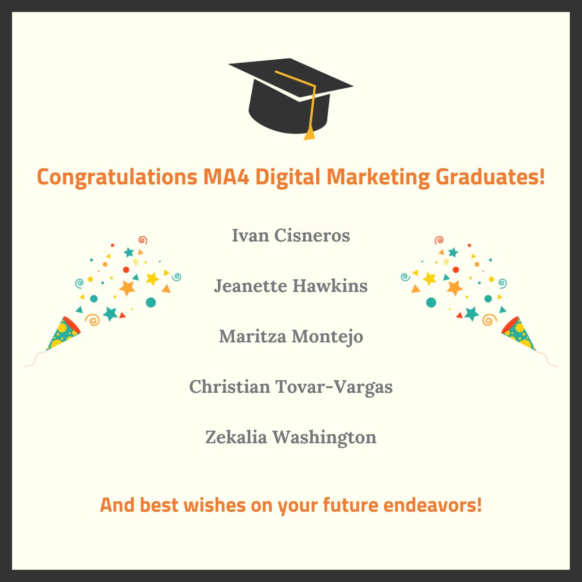 newtalent__'s tweet image. CONGRATS MA4 DIGITAL MARKETING GRADUATES! 🎓👏

Your hard work, dedication, and growth through this journey as digital marketing apprentices has paid off and it will continue to do so throughout your life! 🥳🙌

#congratsgrads #graduation2022 #techapprentice #apprenticeshipworks