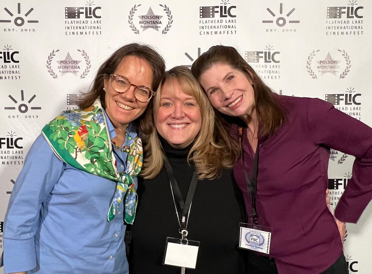 Doc_First's tweet photo. #ThrowbackThursday to the @FLICPolson Film Fest that @ChristiansVoice attended. 
She walked the carpet, snapped pictures with friends and filmmakers and represented our Documentary short film, Grueling Glory. 🎥🎞🎉 
#tbt #throwback #film #filmfestival #montana #documentaryfirst https://t.co/f1vIJ3O1FK