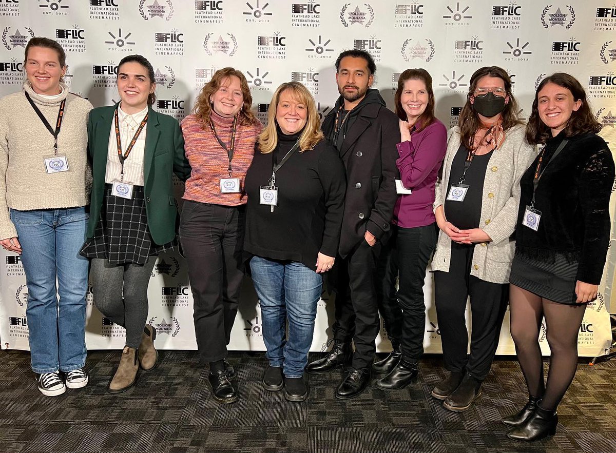 Doc_First's tweet photo. #ThrowbackThursday to the @FLICPolson Film Fest that @ChristiansVoice attended. 
She walked the carpet, snapped pictures with friends and filmmakers and represented our Documentary short film, Grueling Glory. 🎥🎞🎉 
#tbt #throwback #film #filmfestival #montana #documentaryfirst https://t.co/f1vIJ3O1FK