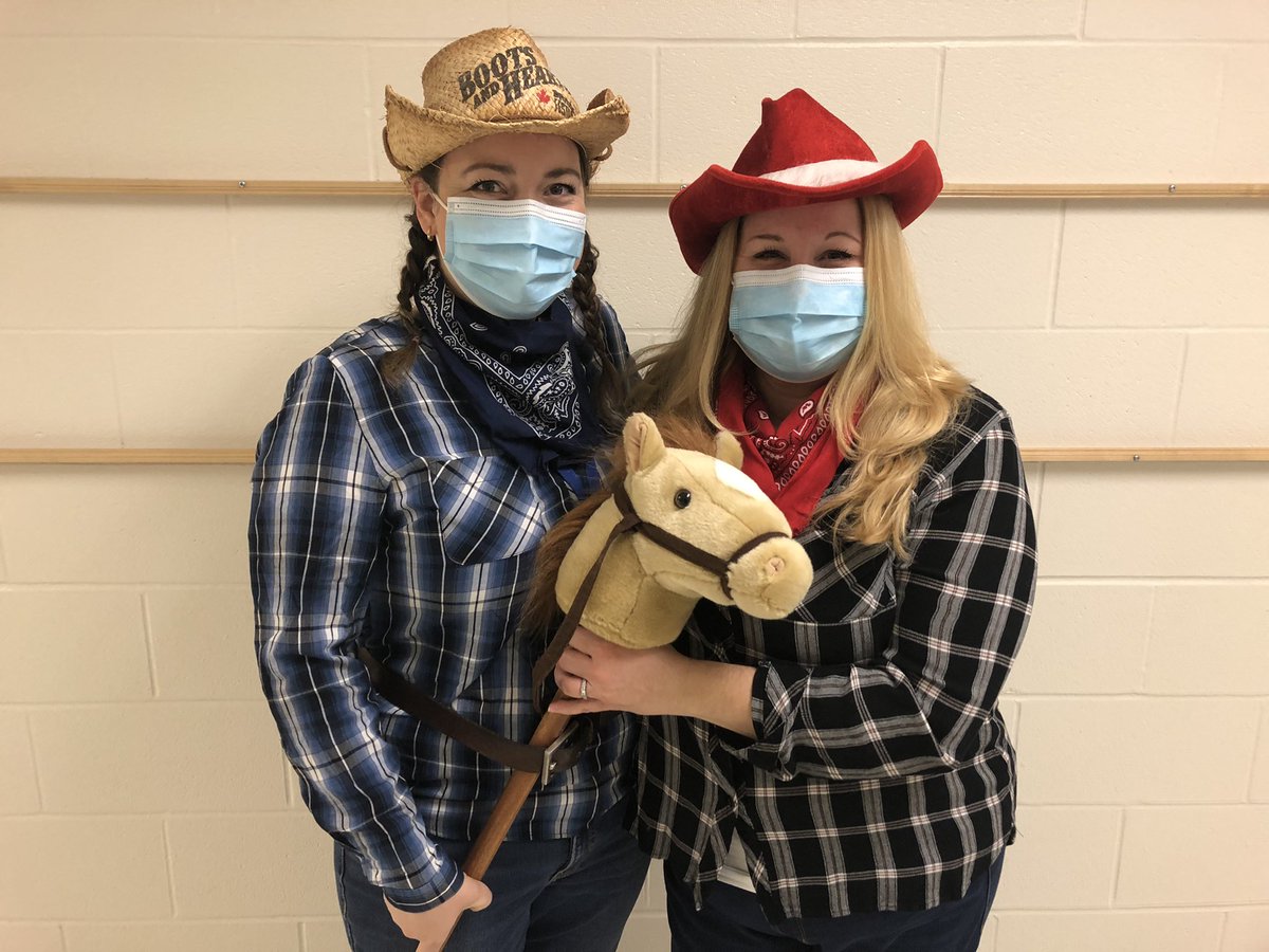 Another amazing thing about <a href="/theHillsPS/">Northumberland Hills</a> is the staff. Staff put on their best country and western wear to show their pride for rural life. #northumberland proud.