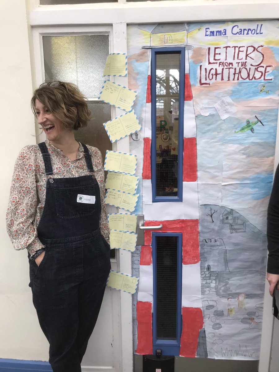 FaberChildrens's tweet photo. We’re having so much fun with @emmac2603 celebrating the paperback publication of #TheWeekAtWorldsEnd! First stop was the brilliant @LitRiponBkshop and @WillowPrimary 👋 Thanks for having us! https://t.co/yp60Hcpxcu